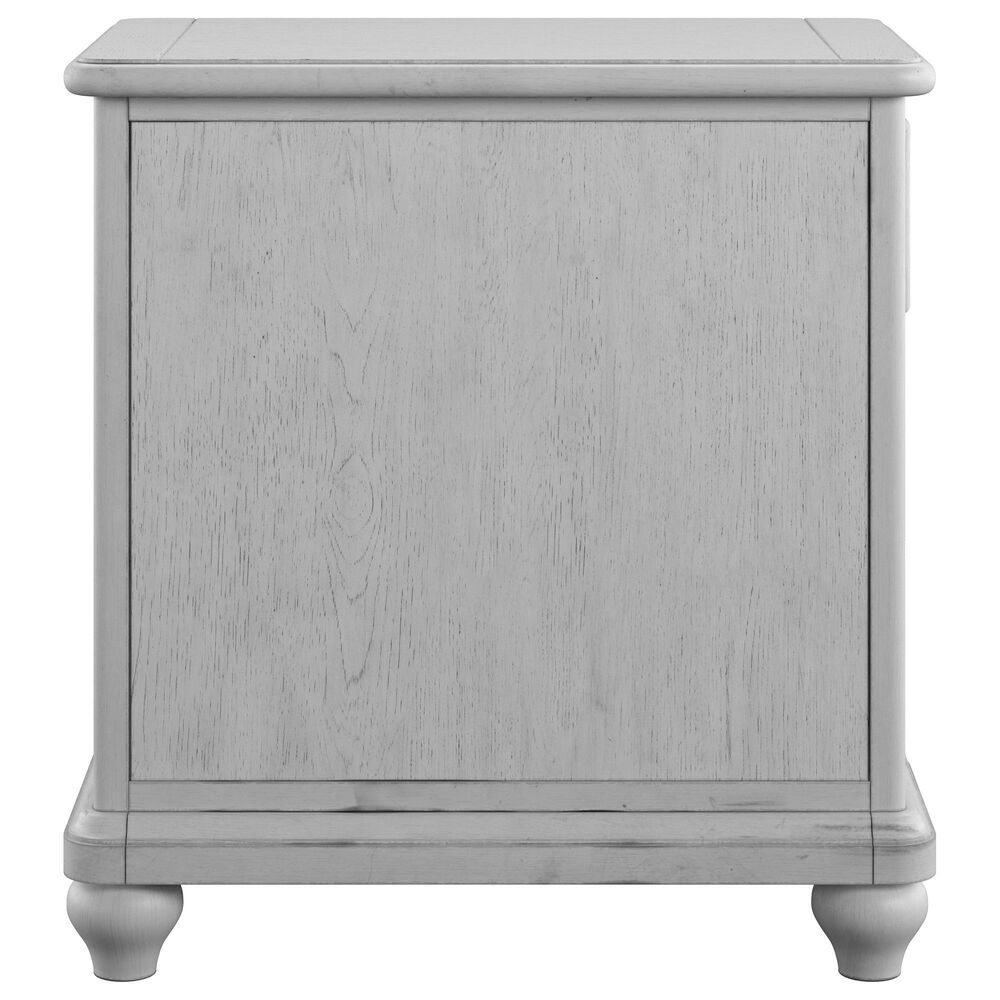 Golden Wave Furniture New Haven Chairside Table in Oyster Shell, , large