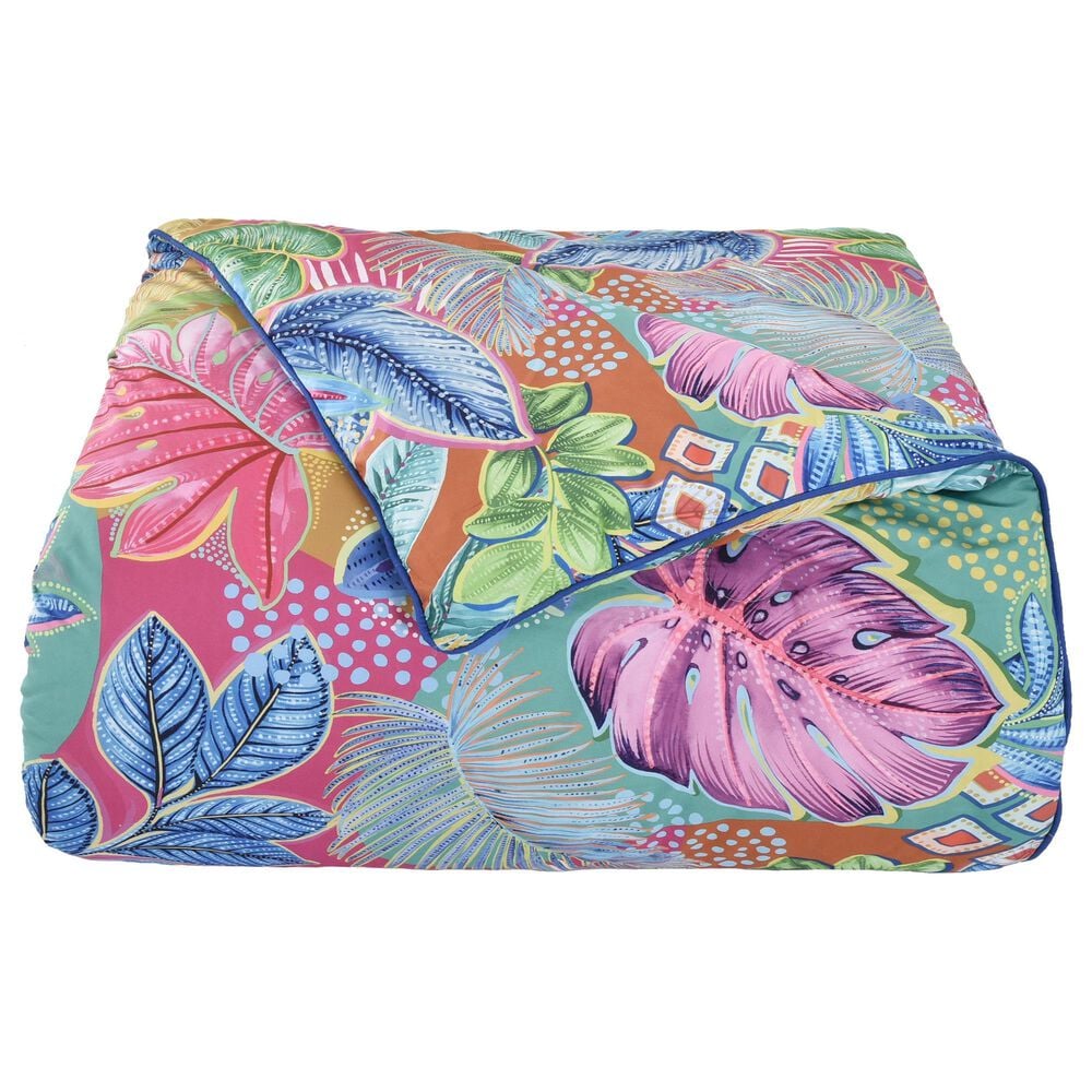J. Queen New York Hanalei 3-Piece Full/Queen Comforter Set in Turquoise, , large