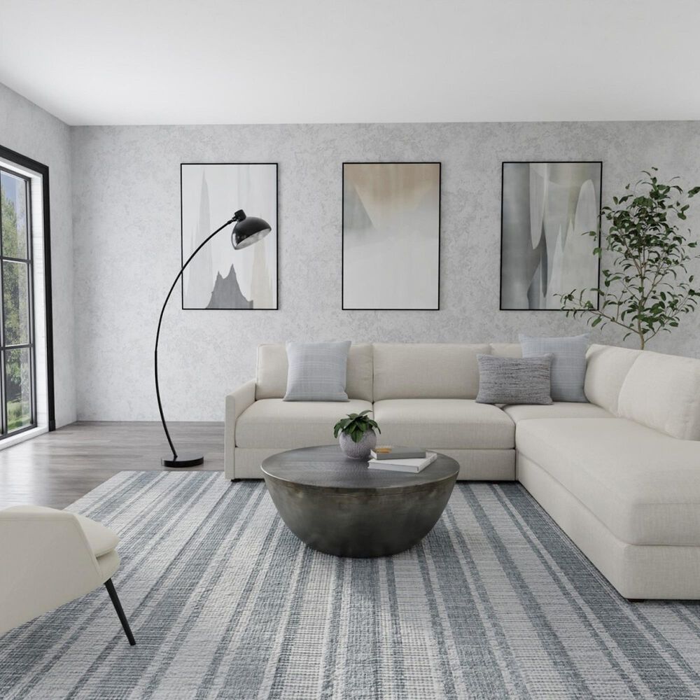 Feizy Rugs Aberdeen 9&#39;6&quot; x 13&#39;6&quot; Gray and Ivory Area Rug, , large