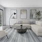 Feizy Rugs Aberdeen 9"6" x 13"6" Gray and Ivory Area Rug, , large