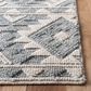 Safavieh Natura 2"3" x 8" Cream, Gray and Aqua Runner, , large