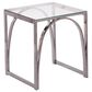 Southern Enterprises Stevenly End Table in Chrome, , large