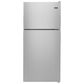 Maytag 18 Cu. Ft. 30-In Wide Top Freezer Refrigerator With PowerCold Feature in Stainless Steel, , large