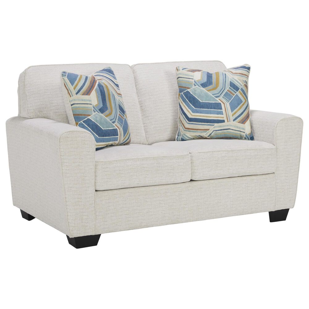 Ashley Cashton Stationary Loveseat in Snow, , large