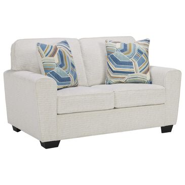 Ashley Cashton Stationary Loveseat in Snow, , large