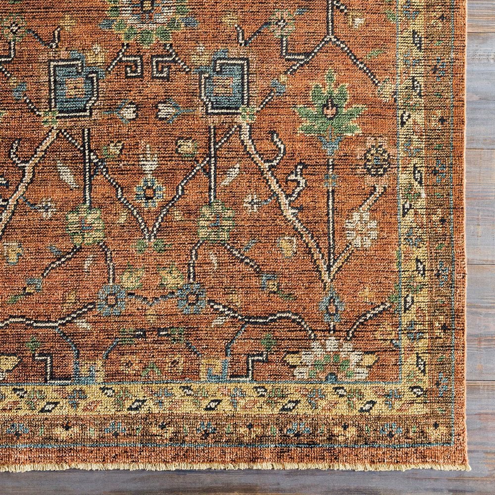 Surya Reign 8&#39; x 10&#39; Dark Brown, Black, Beige, Dusty Pink, Blue and Medium Green Area Rug, , large