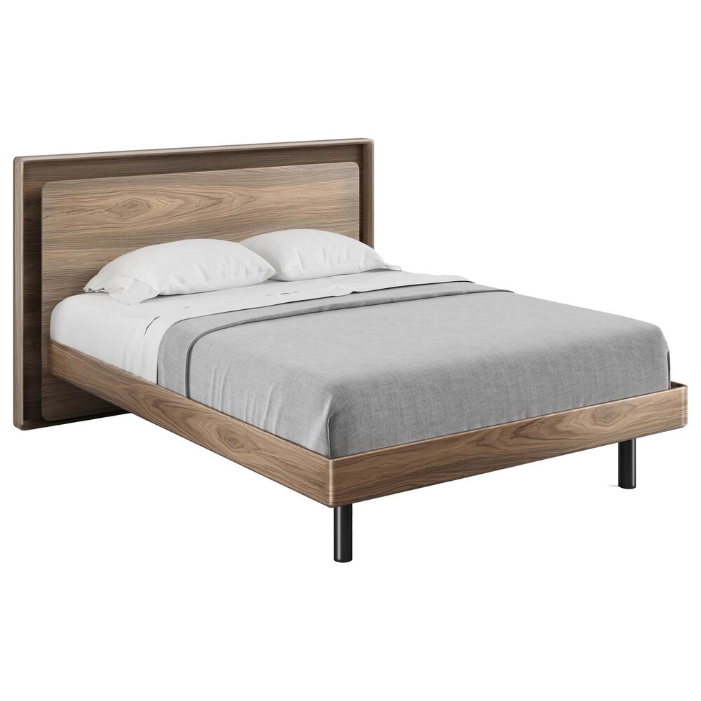 BDI LINQ 4-Piece Queen Bedroom Set in Natural Walnut, , large