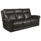 Flexsteel Alexander Power Reclining Sofa with Console Headrest and Lumbar in Weathered Stone, , large