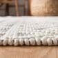 Safavieh Natura NAT353A 11" x 15" Ivory and Black Area Rug, , large