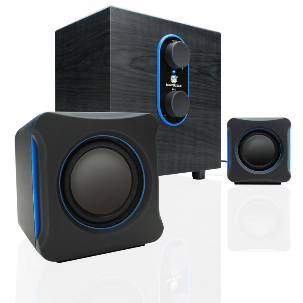 Go Groove LBr 2.1 Channel Home Theater Computer Speaker System, , large