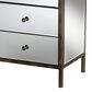 Baxton Studio Nouria 3-Drawer End Table in Silver, , large