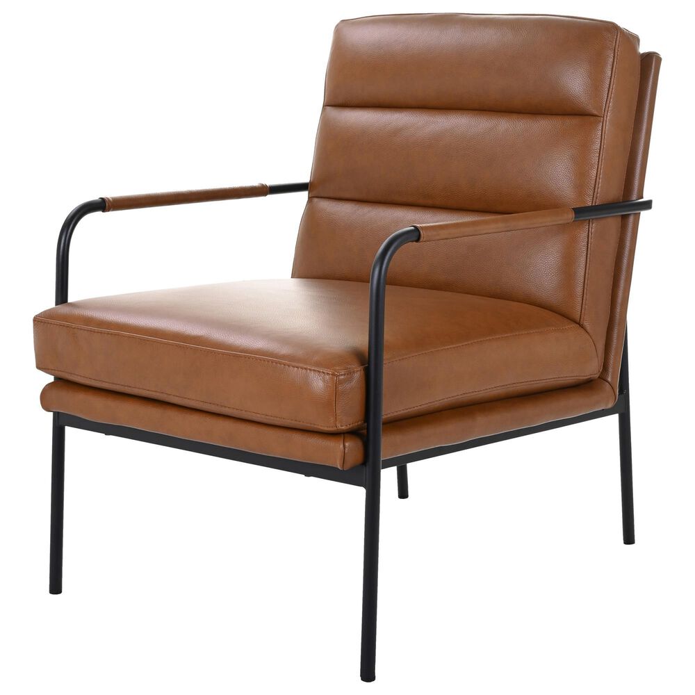 Moe&#39;s Home Collection Verlaine Arm Chair in Brown, , large