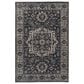Central Oriental Minerva Hester 5" x 7"3" Vintage Blue and Alabaster Area Rug, , large