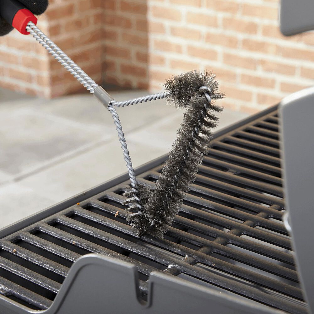 Weber 18&quot; Three-Sided Grill Brush, , large