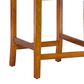 Linon Home Decor Milano Counter Stool with Brown Cushion in Walnut, , large