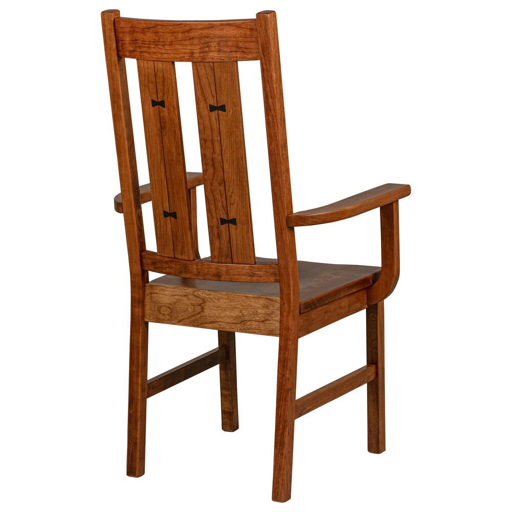 Archbold Furniture Butterfly Dining Arm Chair in Walnut, , large