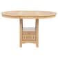Pacific Landing Lavon 5-Piece Oval Counter Height Dining Set in Light Oak, , large