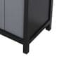 Lexora Home Zilara 42" Single Bathroom Vanity in Black and Grey with 11 cm Castle Grey Marble Top and Rectangular Sink, , large