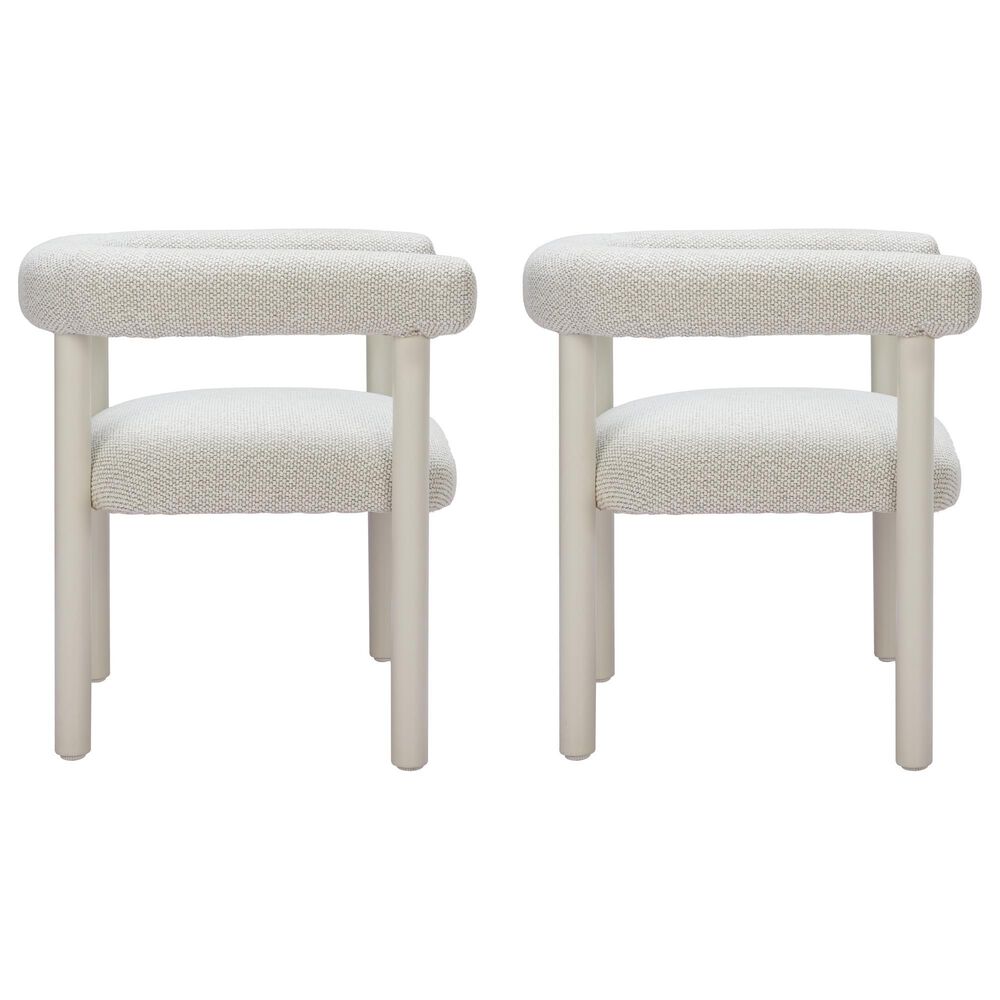 Zuo Modern Sunbath Dining Chair in Gray and White &#40;Set of 2&#41;, , large