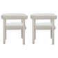 Zuo Modern Sunbath Dining Chair in Gray and White (Set of 2), , large