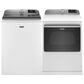 Maytag 5.3 Cu. Ft. Top Load Washer and 7.4 Cu. Ft. Electric Dryer Laundry Pair in White, , large