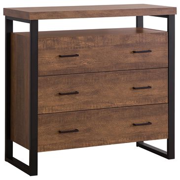 Pacific Landing Thompson 3-Drawer Accent Cabinet in Rustic Amber, , large