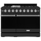 THOR KITCHEN Gordon Ramsay 6.8 Cu. Ft. 48" Professional Natural Gas Range with Stainless Steel Handle Kit in Black, , large