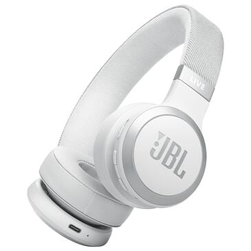 JBL Wireless On-Ear Headphones with True Adaptive Noise Cancelling in White, , large