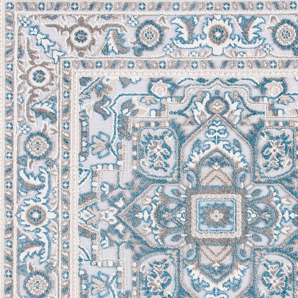 Safavieh Cabana CBN680N 5&#39;5&quot; x 7&#39;7&quot; Navy and Grey Indoor/Outdoor Area Performance Rug, , large