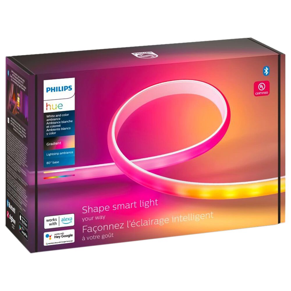 Philips Hue Gradient 80 inch Lightstrip Base in Multicolor, , large