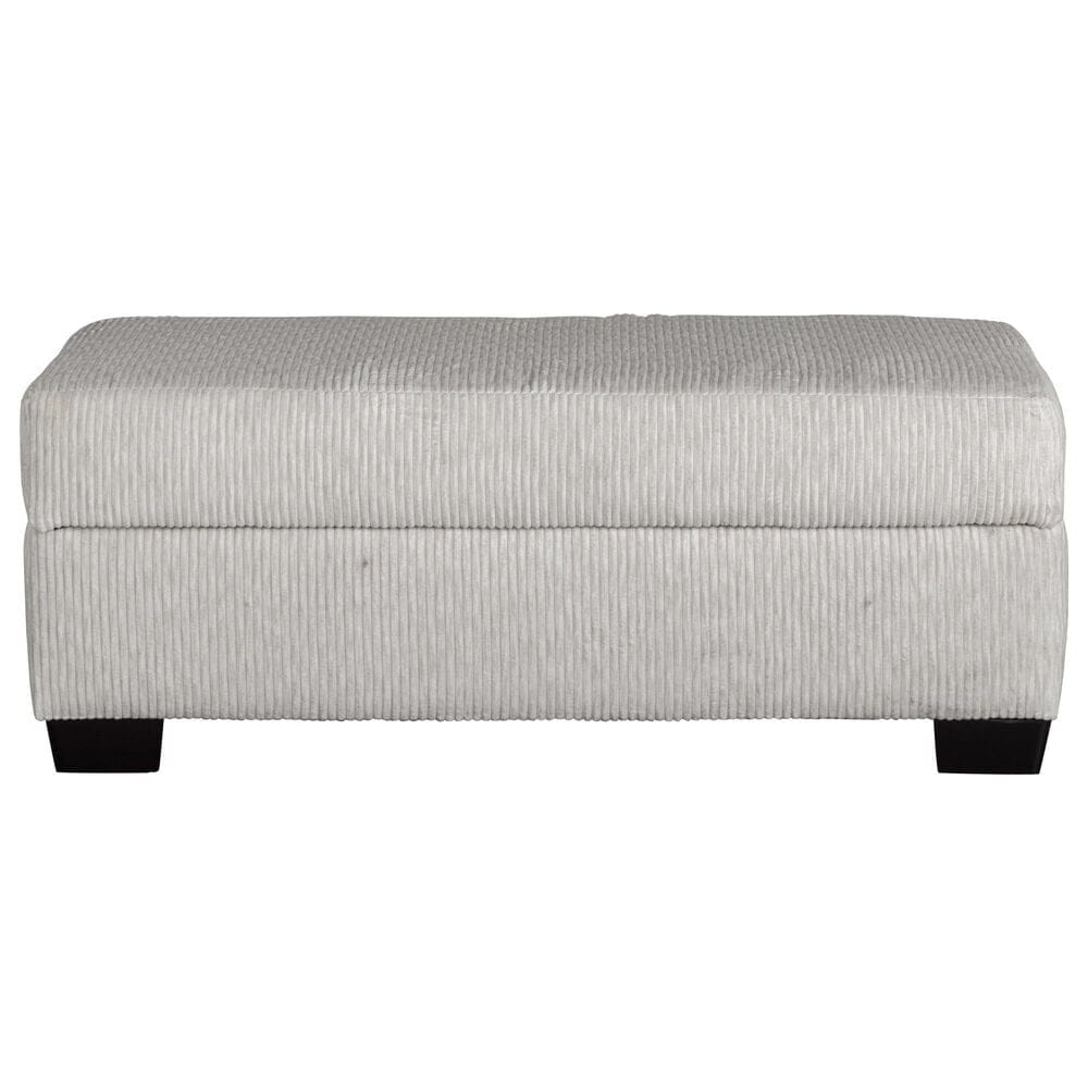 J Cooper USA Liverpool Storage Ottoman in Cashmere, , large