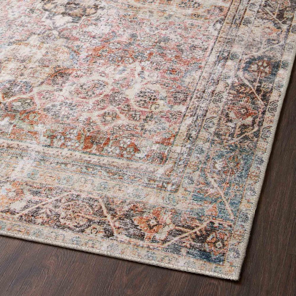 Loloi Adrian 2&#39;6&quot; x 7&#39;6&quot; Sunset and Charcoal Runner, , large
