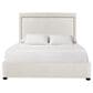 Bernhardt Morgan King Upholstered Panel Bed in Cream, , large