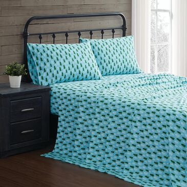 Pem America Winter Trees 4-Piece Queen Sheet Set in Blue, , large