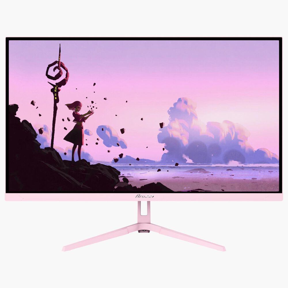 Arozzi Nova 27&quot; IPS 180Hz Gaming Monitor in Pink, , large
