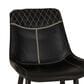 Linon Home Decor Elder 24" Counter Stool in Black, , large
