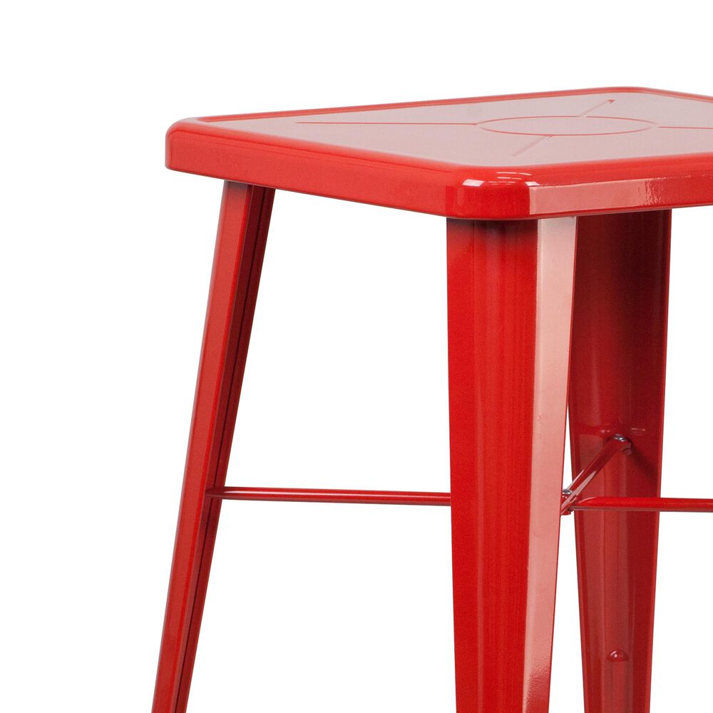 Flash Furniture 23.75&quot; Bar Table in Red, , large