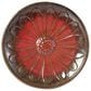 Alfresco Home Daisy Patio Bird Bath in Red, , large