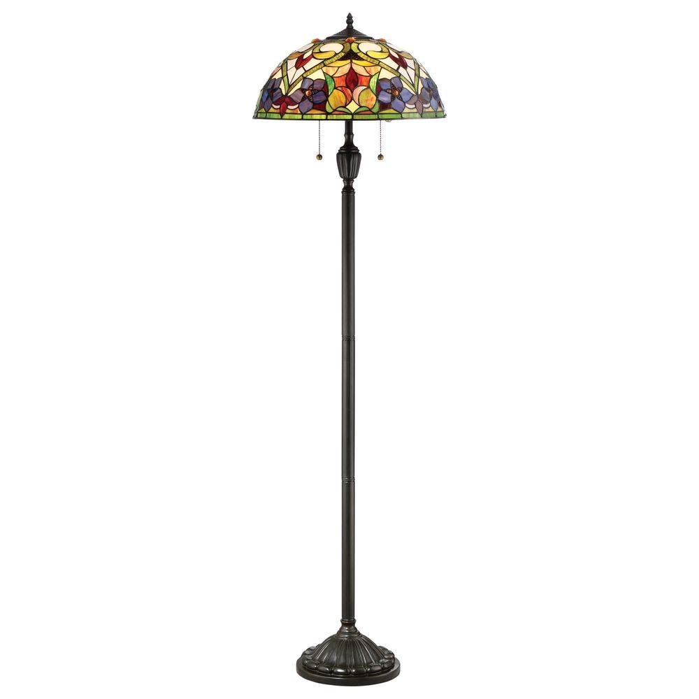 Quoizel Violets Floor Lamp in Vintage Bronze, , large
