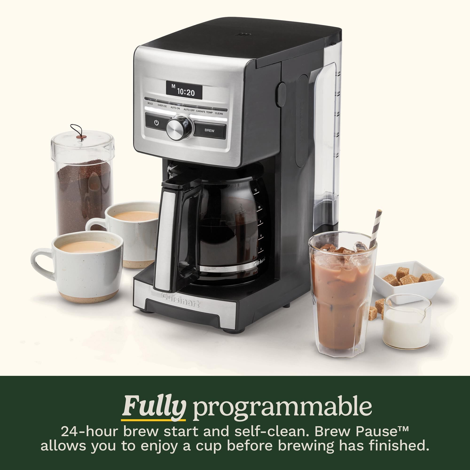 Cuisinart 62 Oz Personal Brew 12-Cup Coffee Maker in Black and
