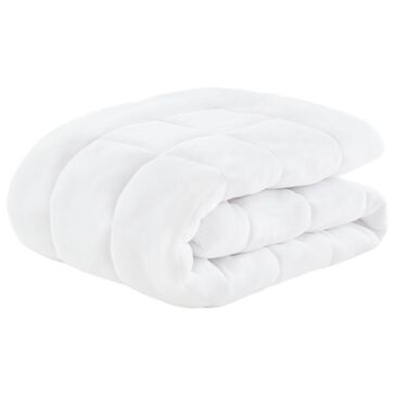 Hampton Park Cloud Soft Full Overfilled Plush Hypoallergenic Down Alternative Waterproof Mattress Pad in White, , large