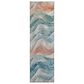 Dalyn Rug Company Pacifica PA3 2"3" x 7"6" Teal Runner, , large