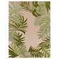 Nourison Aloha ALH40 10" x 14" Ivory and Green Indoor/Outdoor Area Rug, , large