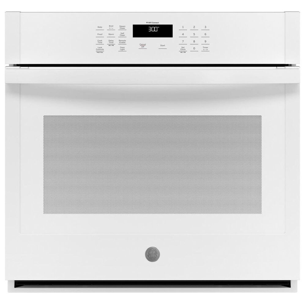GE Appliances 30" Single Electric Wall Oven in White, , large
