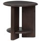 Nicolette Home Upton End Table in Coffee Bean, , large