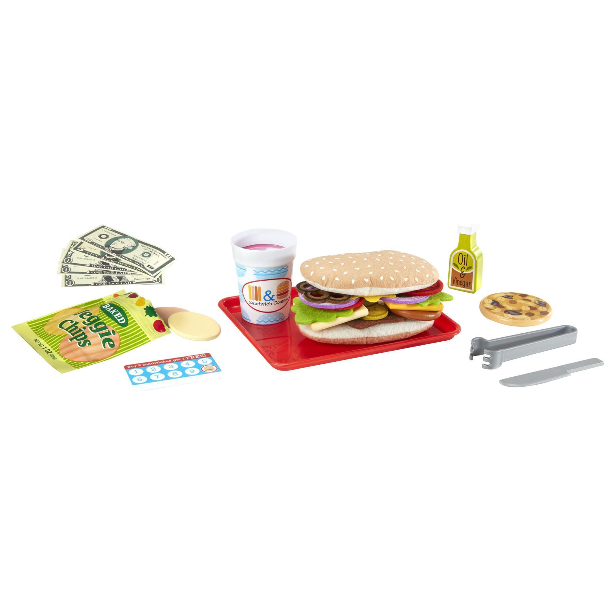 Melissa Doug Slice and Stack Sandwich Counter NFM