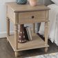 Linon Home Decor Mcghie Side Table in Natural, , large