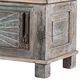 Jaipur Home One of a Kind Old World Treasure Storage Trunk in weathered Grey and Natural, , large