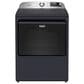 Maytag 5.2 Cu. Ft. Smart Top Load Washer and 7.4 Cu. Ft. Smart Electric Top Load Dryer Laundry Pair in Midnight Steel, , large