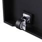 HOMLUX 48" Kitchen Island with Drop Leaf in Black and Natural, , large
